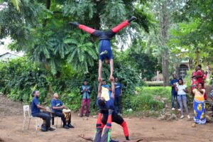 dance performances for communities affected by cyclone.