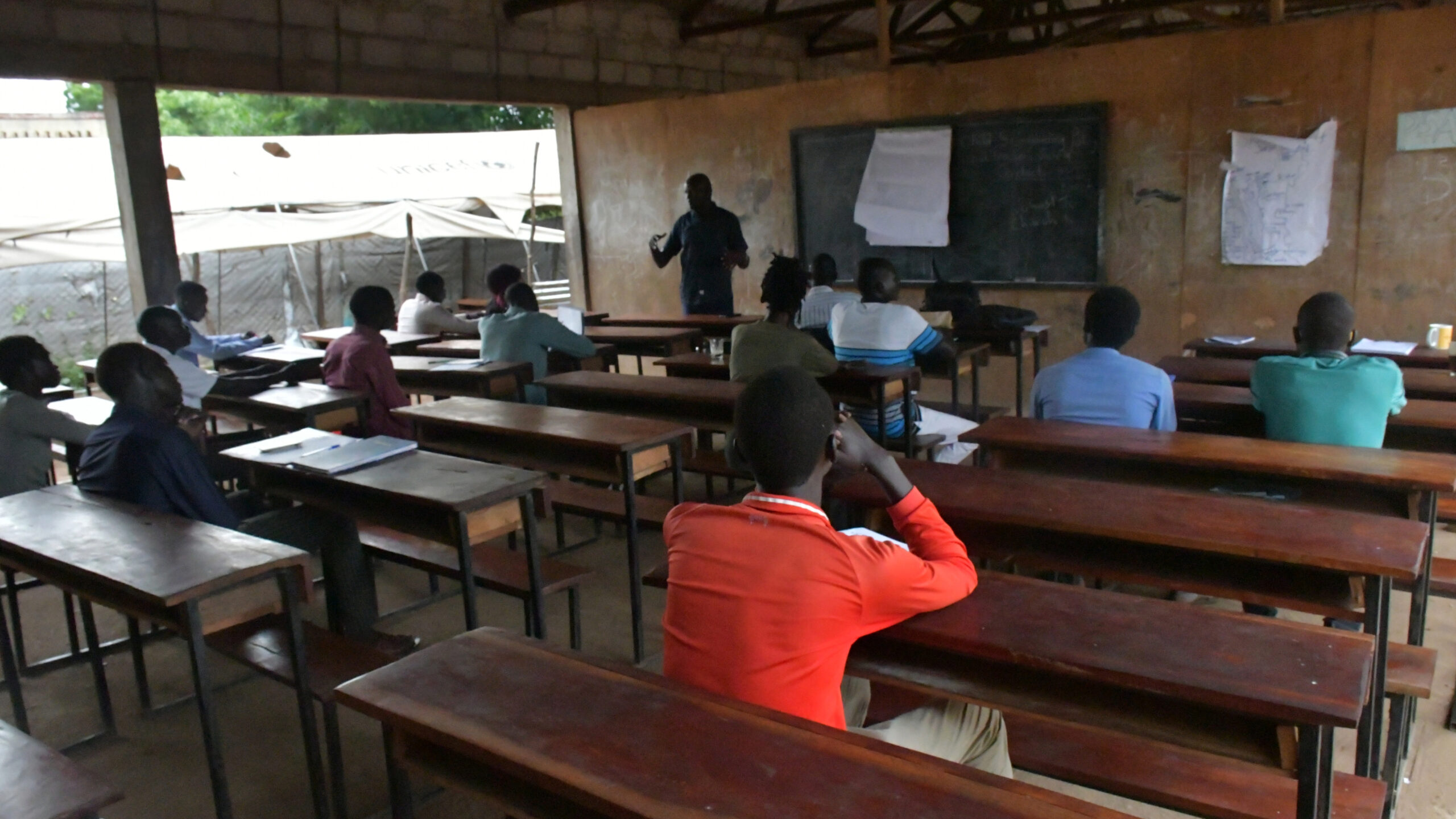 teacher training in maban, south sudan. mean attend training class